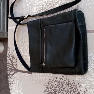 Genuine leather crossbody bag